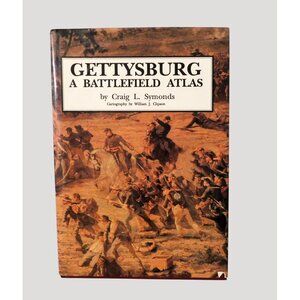 Gettysburg A Battlefield Atlas By Craig L. Symonds 1995 Civil War History HBDJ